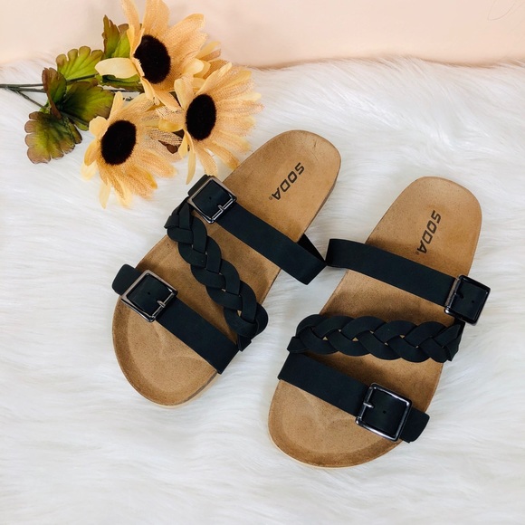5⭐️Black braided sandals - Shoe - Picture 2 of 3